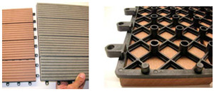 Dễ Dàng Nhấp Vào Quảng Trường Bằng Gỗ Composite <span class=keywords><strong>Decking</strong></span> Tầng Lồng Vào Nhau Gạch/Garden Deck <span class=keywords><strong>Slab</strong></span> - Product Image 6