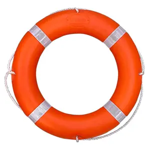 Solas橙色塑料游泳池水上救援浮标环