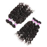 Extensions de Cheveux Humains Bouclés Ondulés Profonds Birmanes, Noir Naturel, Grade 10A, Cheveux Vierges Remy, Tissage Double Trame Faite à la Machine, 99j