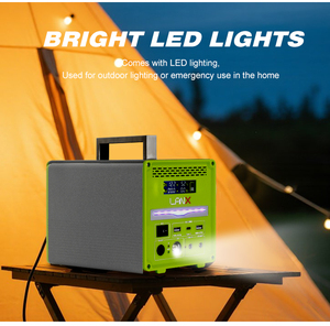 แบตเตอรี่ลิเธียมไอออน 300W 400W 600W เครื่องกำเนิดไฟฟ้า LiFePO4 ระบบกักเก็บพลังงานภายในบ้าน สถานีพลังงานแสงอาทิตย์แบบพกพาพร้อมแผงโซลาร์เซลล์ - Product Image 5