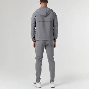 Tùy Chỉnh Theo Dõi Phù Hợp Với Jogger Đặt Người Đàn Ông Trọng Lượng Nhẹ Không Thấm Nước Trang Phục Áo Gió Tracksuit Cho Nam Giới Thiết Lập - Product Image 4
