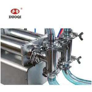 Production line cylinder piston coconut milk liquid sachet jar filling machine