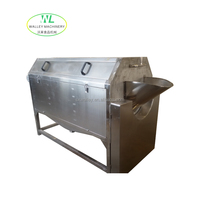 Hotsale Commerciële Wortelgewas Schilmachine Continue Schuurrol Schiller Automatische Aardappel Sojabonen Mais Pomp