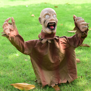 Decorazione di Halloween: <span class=keywords><strong>Fantasma</strong></span> Oscillante Elettrico Spaventoso, Oggetto di Scena per Casa Stregata e Trappola per Fuga da Stanza Segreta - Product Image 3