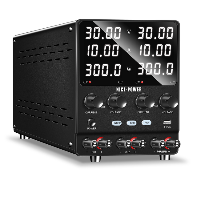 Dc Dual Channel Output Variable Adjustable Power Supply 30v 60v 10A 20A Output High-precision Power Supply With Power Display