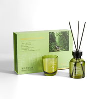 Stock Sale Weihnachts geschenk Home Aroma therapie Geschenkset Reed Diffusor Duft kerzen box Paket Duft Set