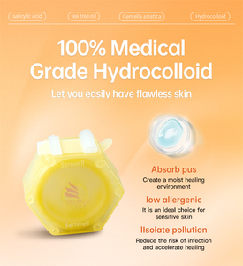 Distributeur de patchs anti-acné à marque privée, hydrocolloïdes faciles à appliquer avec de la niacinamide pour tous types de peau - Product Image 3