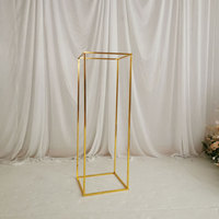 4 tailles de supports de table amovibles en métal doré pour fleurs de mariage Décorations de table Vase Centres de table de mariage Décorations de scène