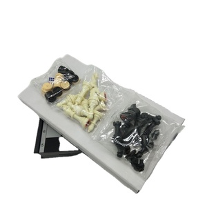 Gran oferta 3 en 1, juego de ajedrez de backgammon magnético plegable, juego de ajedrez de plástico barato, juego al aire libre con amigos - Product Image 2