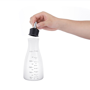 BPA Miễn Phí <span class=keywords><strong>Salad</strong></span> <span class=keywords><strong>Dressing</strong></span> lọ Shaker Borosilicate chai <span class=keywords><strong>salad</strong></span> Maker với chai thủy tinh dầu ô liu bếp Dispenser - Product Image 4