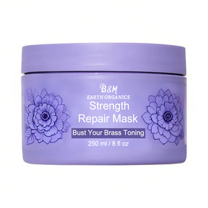 Réparateur de cheveux endommagés Masque capillaire à la kératine - Product Image 1