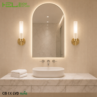Lumière LED en forme de bâton 9W 810Lm 3000K-10000K pour lustre moderne et applique murale, vente en gros, 160 degrés, 37x114mm
