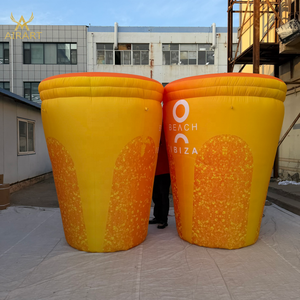 Accattivante Oggetto Decorativo Gonfiabile a Forma di Tazza di Caffè per Pubblicità Esterna di Negozi - Product Image 6