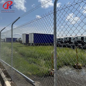 Galvanized Chain Link <strong>Fence</strong> Used to Enclosures for Livestock and Fish <strong>Ponds</strong> Lightweight Chain Link Mesh for Basketball Court - Product Image 2