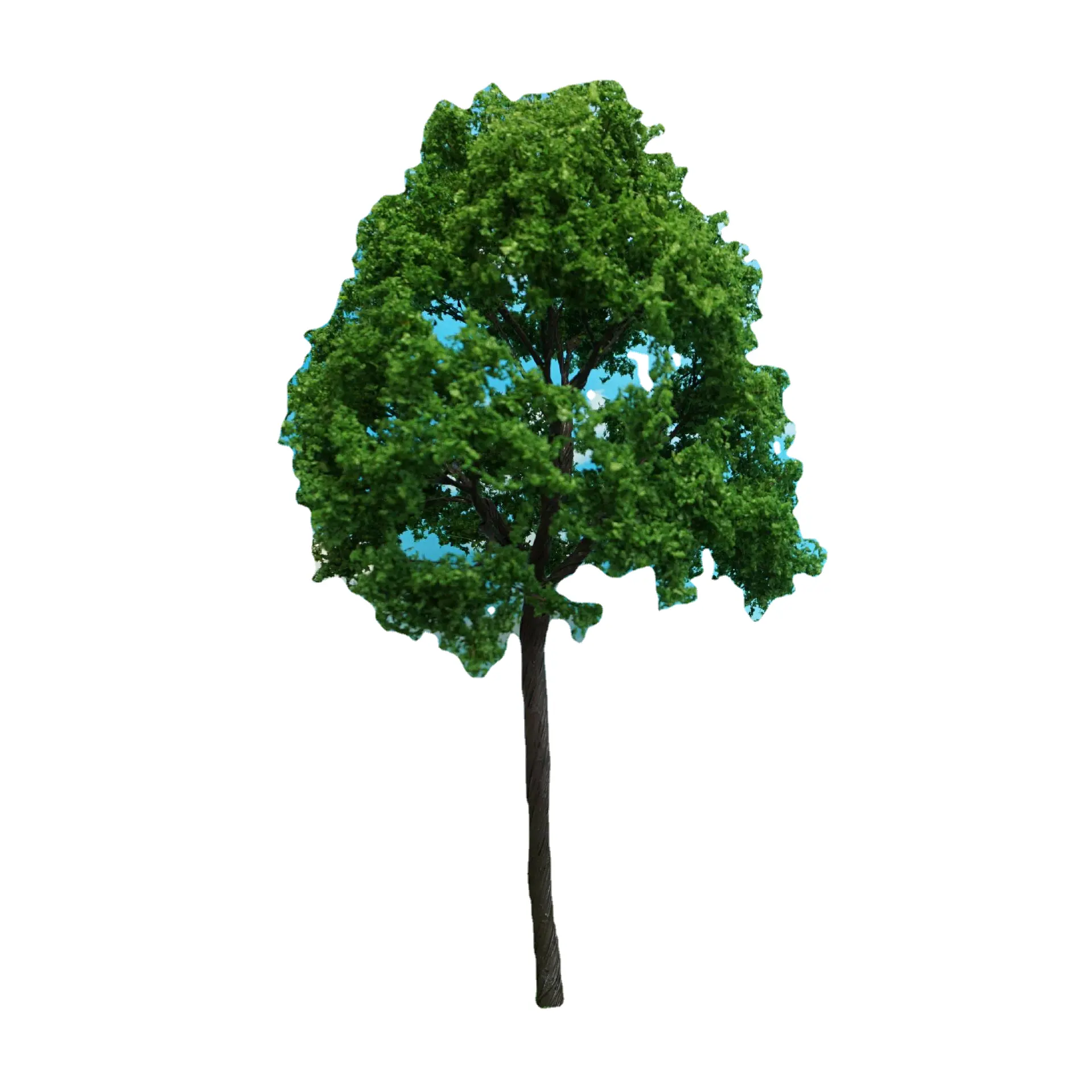 HY senlin craft simulates large wire tree decoration and lscaping Green plant -18