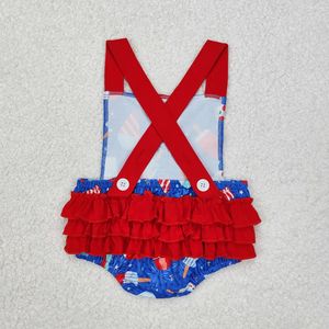 Combinaison pour fille mignonne à motif de sucettes glacées pour la fête nationale d'été - Product Image 2