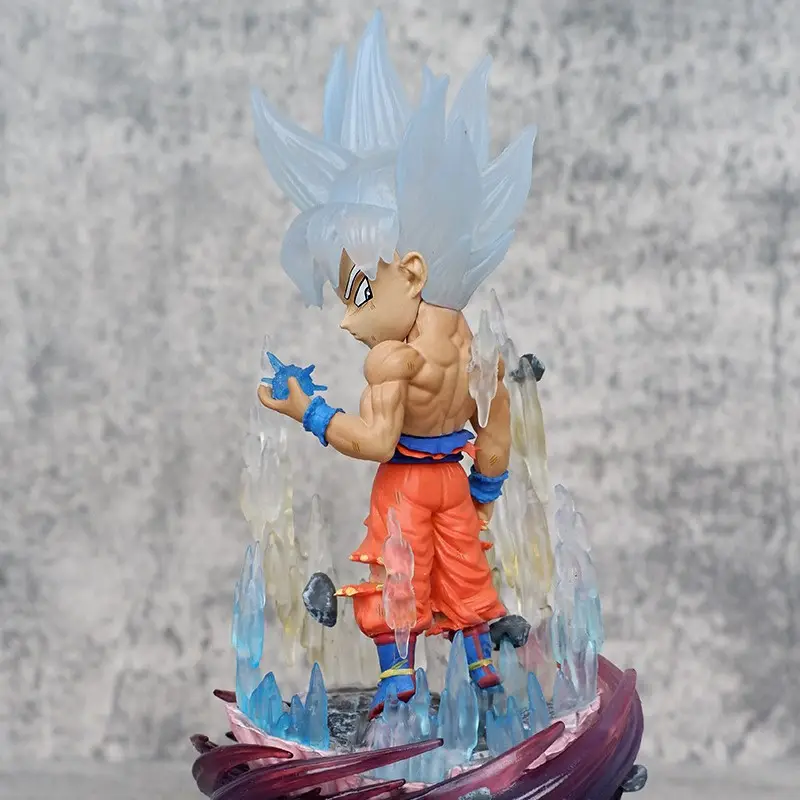 Anime Animation Action Figure G5 Cheveux Blancs Goku Personnage En Gros