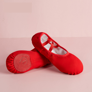 BW49 Zapatos de Ballet de Lona con Suela Partida Premium al por Mayor, Sin Cordones, Suela Blanda <span class=keywords><strong>para</strong></span> Niños y <span class=keywords><strong>Adultos</strong></span>, <span class=keywords><strong>para</strong></span> Entrenamiento y Actuaciones de Danza Clásica - Product Image 6