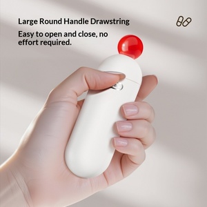 EVEFU - Pastillero Mini de Plástico Ajustable e Impermeable, Dispensador Portátil de Tres Días para Viajes con Diseño Sellado, Caja de Almacenamiento - Product Image 4