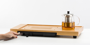 Nouvelle Arrivée : Plateau à Thé Créatif Personnalisé en Bois et Bambou, Style Moyen-Orient, avec Infuseur, pour la Maison, le Bureau, les Salons de Thé et les Hôtels - Product Image 4