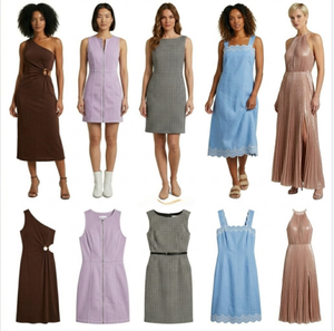 Thin Short Sleeve Adult Summer Dresses, Random Mix <b>Mixed</b> Colors & Styles Wholesale, Assorted Items <b>Mixed</b> Consolidated Shipment - Product Image 1