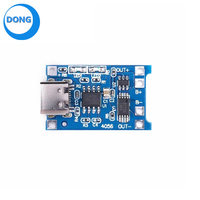 Módulo Cargador de Batería de Litio 18650 Tipo C USB 5V 1A TP4056 con Protección