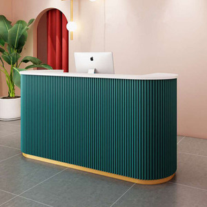 Quầy lễ tân hiện đại, thiết kế tối giản, dành cho hai người, dùng cho văn phòng, khách sạn - Product Image 4