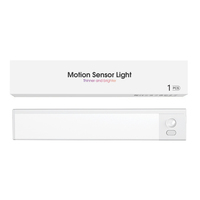 Armoire LED rechargeable sans fil à économie d'énergie allume le corps en ABS tactile à induction Installation sans couture blanche pour la cuisine chambre à coucher