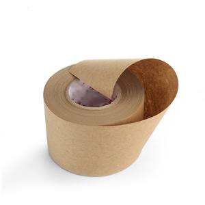 Ruban de papier kraft à l'eau humide Ruban de papier kraft à base d'eau enduit pour l'écriture manuscrite et l'impression de boîtes - Product Image 6