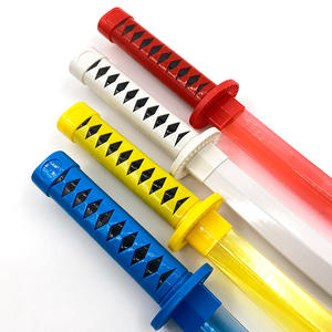 Accessoires d'Halloween, armes de <span class=keywords><strong>ninja</strong></span> japonais, épées de samouraï, effets mixtes colorés à 4 couleurs, jeux de rôle pour enfants - Product Image 3