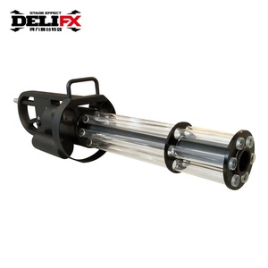 DELIFX Handhold 6x3W RGB Color Mixto Spinning Led Co2 Gun con 8x1,5 V Batería de celda seca Magic Co2 Jet Smoke Gun para discotecas - Product Image 5