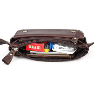 Andong Oil Wax Cow Leather Waist Pack <b>for</b> <b>Men</b> Man Crossbody <b>Shoulder</b> Chest <b>Bags</b> Multi-functional Male Belt Phone Pocket <b>Bag</b> - Product Image 5