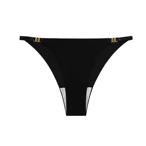 ชุดบิกินี่ลายสก็อตแบบเซ็กซี่แฟชั่น ชิ้นเดียว ทรงสปอร์ต แบบ Thong ไร้รอยต่อ เอวต่ำ ผ้าถัก มีโลโก้ที่ขอบเอว - Product Image 6