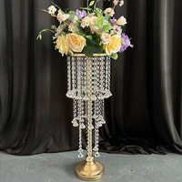 Lustres de mariage modernes de luxe en acrylique de haute qualité, alimentés par USB, personnalisables, décorations de table, lumières pour hôtel