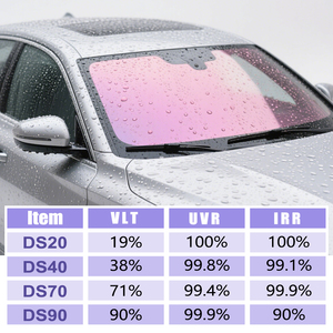 Uv 99% Pegatinas de coche 1,52*30m Cambio de color cuando se expone a la <span class=keywords><strong>película</strong></span> de ventana de agua <span class=keywords><strong>Película</strong></span> de ventana de tinte hidrocrómico de vidrio tintado - Product Image 2