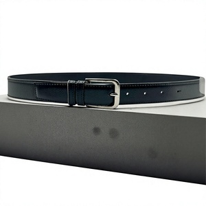 Ceinture formelle pour homme en cuir de vache véritable fait main, design carré avec ardillon en acier, écologique, vintage, BS INTERNATIONAL, qualité supérieure, OEM ODM - Product Image 3
