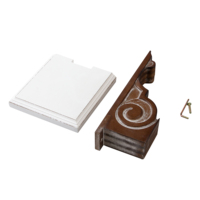 Étagère murale en bois de corbeau flottant sculpté à la main personnalisée, présentoir, cadre en bois, décoration de la maison, étagère murale suspendue