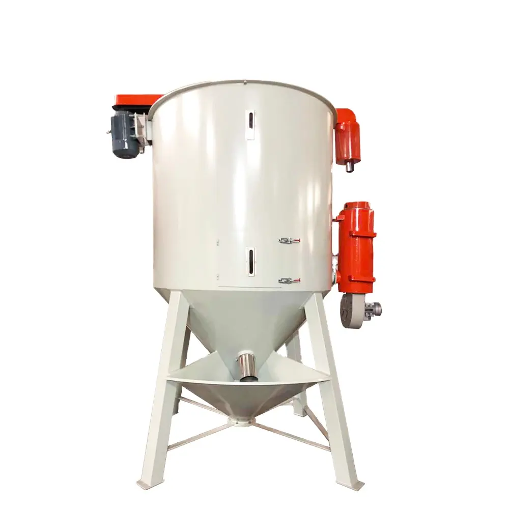 Jiajiali thương hiệu 500kg thép không gỉ dọc Mixer ABS nhựa hạt PE hút ẩm khô tự động lớp