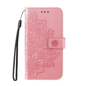 เคสกระเป๋าเงินแบบฝาพับหนัง PU ลายดอกไม้แฟชั่น,สำหรับ Samsung Galaxy A24เคสสำหรับ OPPO Reno8T 4G - Product Image 6