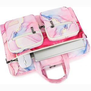 Free Sample Custom Logo 16 15.6 Inch <b>Laptop</b> Shoulder Bag With Strap Briefcase Soft Protective <b>Laptop</b> Sleeve Style for Women - Product Image 6