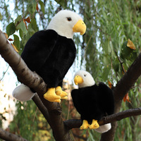Nouvelle Peluche d'Oiseau Réaliste, Aigle, Pélican, Faucon, Cigogne, Animal en Peluche, Poupée d'Oiseau Réaliste pour la Décoration des Parcs et des Sites Touristiques