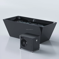 Baignoire Spa Glacée Icegalax Hot Sale pour Athlètes avec Bords Inclinés, Baignoire de Massage, Baignoire de Bain de Glace avec Refroidisseur d'Eau, Refroidisseur de Plongée Froide