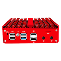 Boîtier ITX industriel H30S pour Pfsense Opnsense, ordinateur de bord sans ventilateur, barebone, Intel Celeron J6412, mini PC industriel