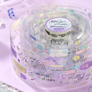 เทป PET 1 ม้วน รุ่น<span class=keywords><strong>ค</strong></span>ลาวด์<span class=keywords><strong>ทอ</strong></span>ล์<span class=keywords><strong>ค</strong></span> บัญชี INS แบบพกพา วัสดุ DIY สติ๊กเกอร์ตกแต่งทรงกลม - Product Image 4