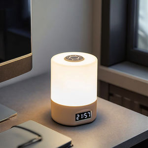 Luz nocturna <span class=keywords><strong>LED</strong></span> <span class=keywords><strong>con</strong></span> control remoto <span class=keywords><strong>con</strong></span> <span class=keywords><strong>reloj</strong></span> Pantalla <span class=keywords><strong>de</strong></span> nivel <span class=keywords><strong>de</strong></span> batería Temperatura <span class=keywords><strong>de</strong></span> tres colores USB recargable 1200mA Lámpara <span class=keywords><strong>de</strong></span> noche - Product Image 5