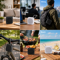 Altavoz Inalámbrico Multifunción Personalizado con LOGO para Regalo, Portátil, Mini para Exteriores, Resistente al Agua y Batería de Larga Duración