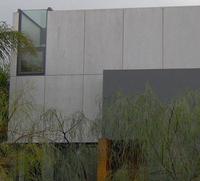 Revêtement architectural extérieur et intérieur en fibro-ciment, panneau à joint vertical, rainuré, avec profondeur de rainurage, pare-feu