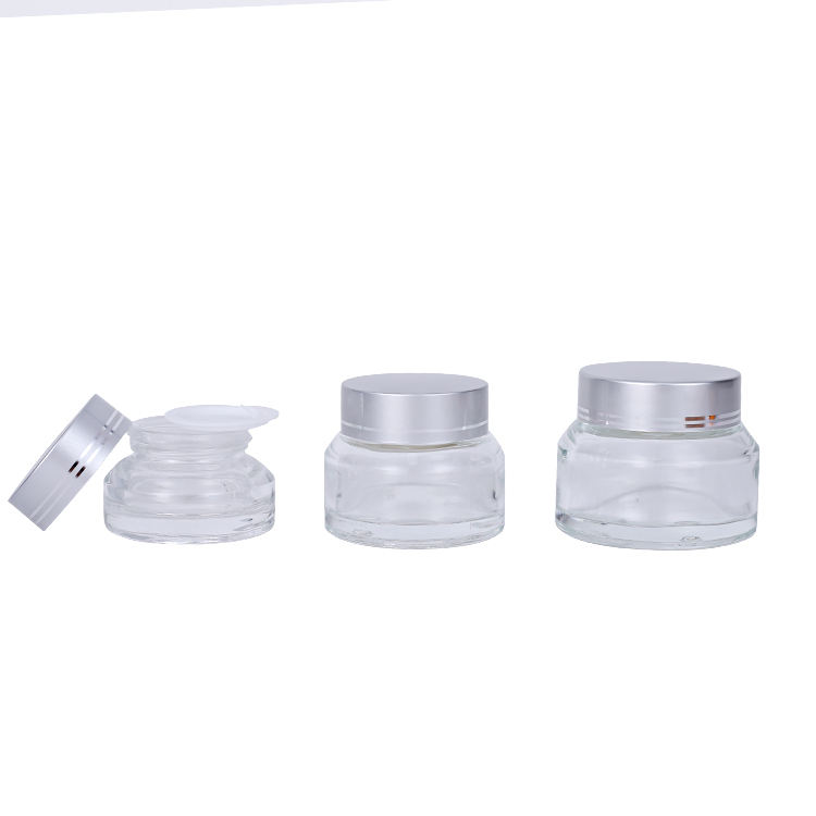 ขวดโหลใส ฝาสีเงิน