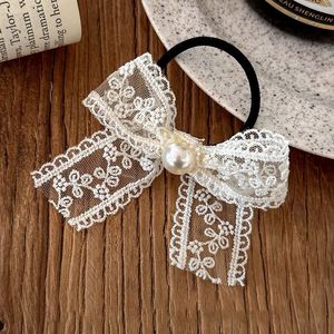 Barrettes à cheveux rétro françaises en dentelle avec nœud pour enfants, pinces latérales haut de gamme en forme de bec de canard, accessoires de fête en alliage de cristal, 6 cm, Marque H - Product Image 6