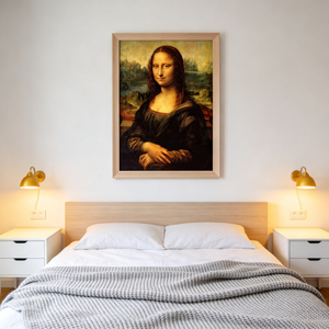 Reproducción de Obra Maestra renacentista famosa hecha a mano pintura al óleo Mona Lisa de <span class=keywords><strong>Leonardo</strong></span> <span class=keywords><strong>Da</strong></span> <span class=keywords><strong>Vinci</strong></span> - Product Image 2